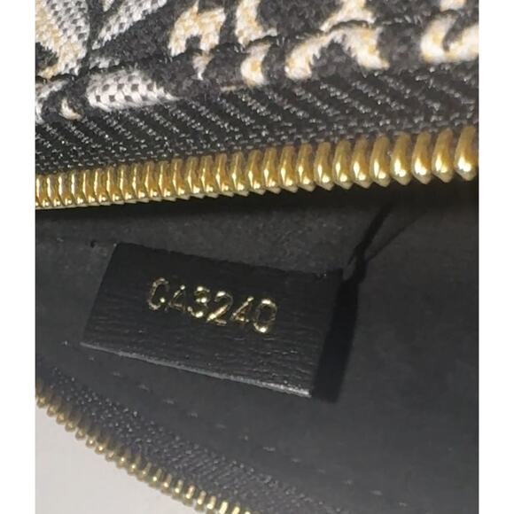 Louis Vuitton Pochette Bag Jacquard Since 1854 Monogram Neverfull clutch B&W LV - Picture 11 of 11